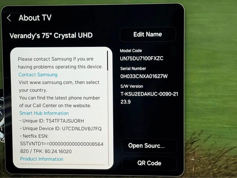 Samsung 75” 4K Smart TV – $699 OBO - photo 2