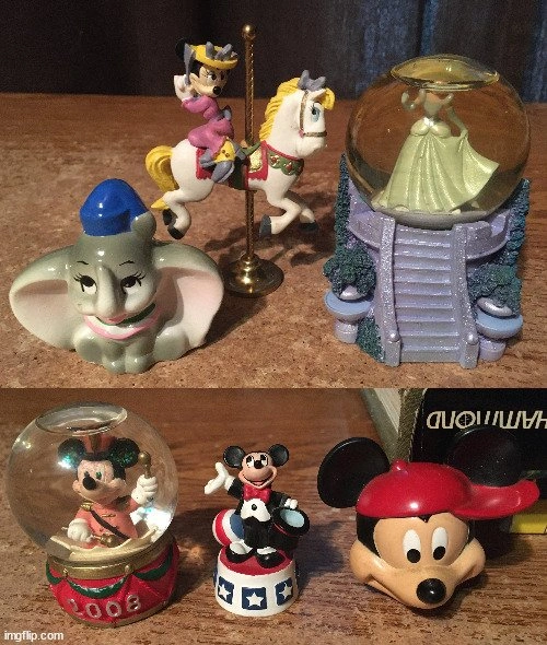 Disney Collectibles Lot: Toys, Pins, Thimble, Snow Globes - photo 2
