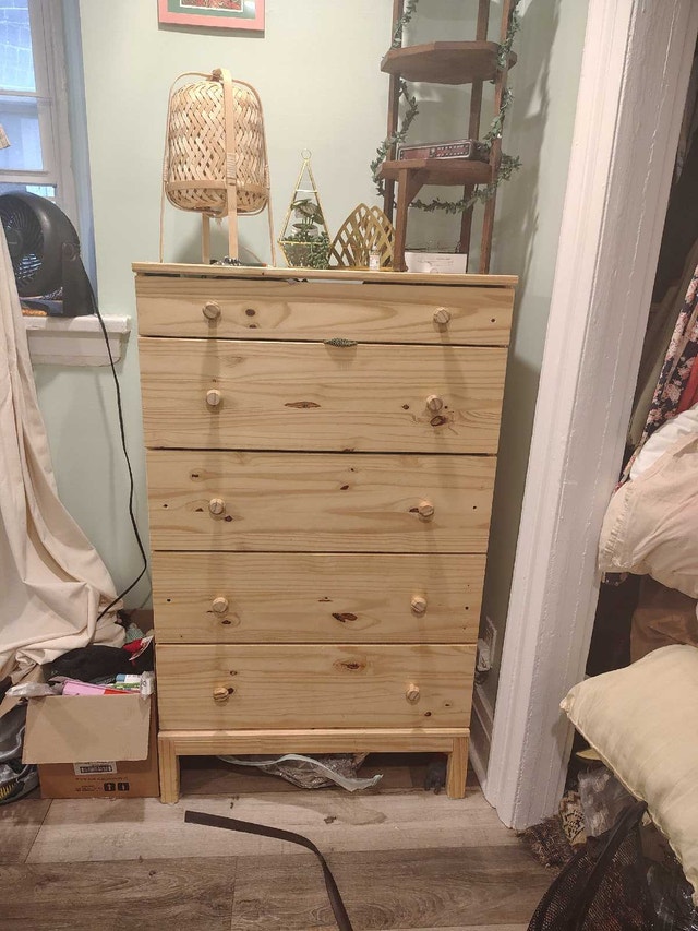 Ikea Tarva 5 drawer chest / dresser - good condition