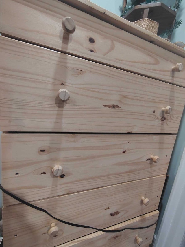 Ikea Tarva 5 drawer chest / dresser - good condition - photo 5