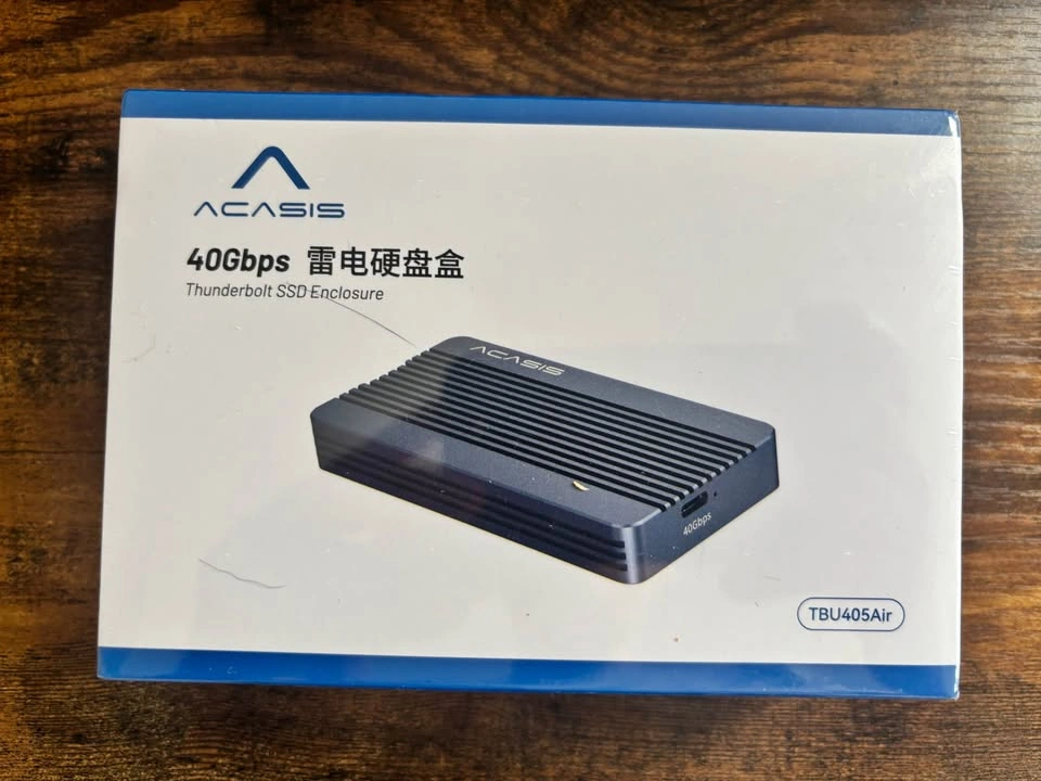 Acasis 40Gbps M.2 NVMe SSD Enclosure Thunderbolt 4/3