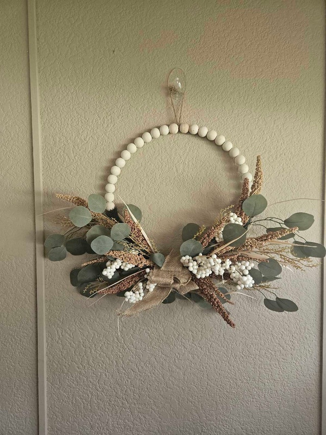 Beaded Decorative Wreath
