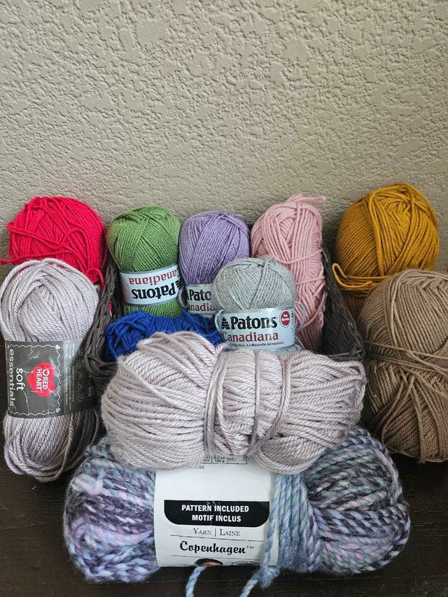 Patons and Red Heart Yarn Assortment