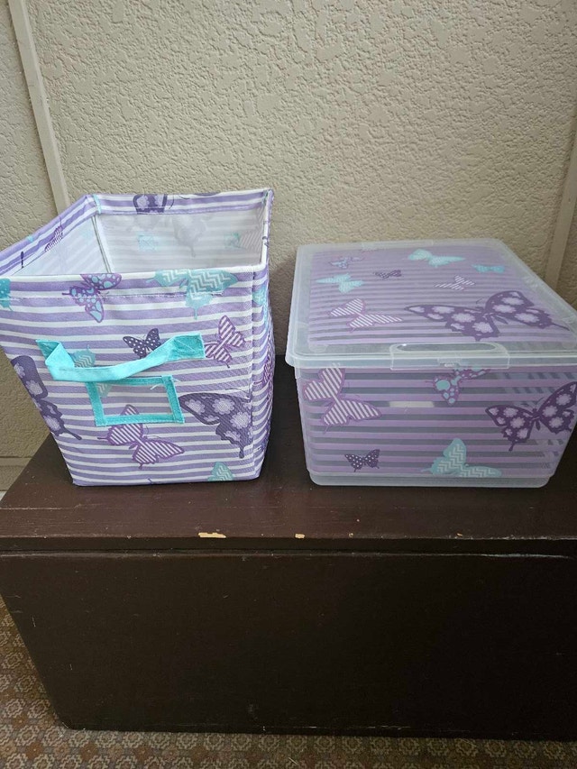 Decorative Butterfly Storage Baskets