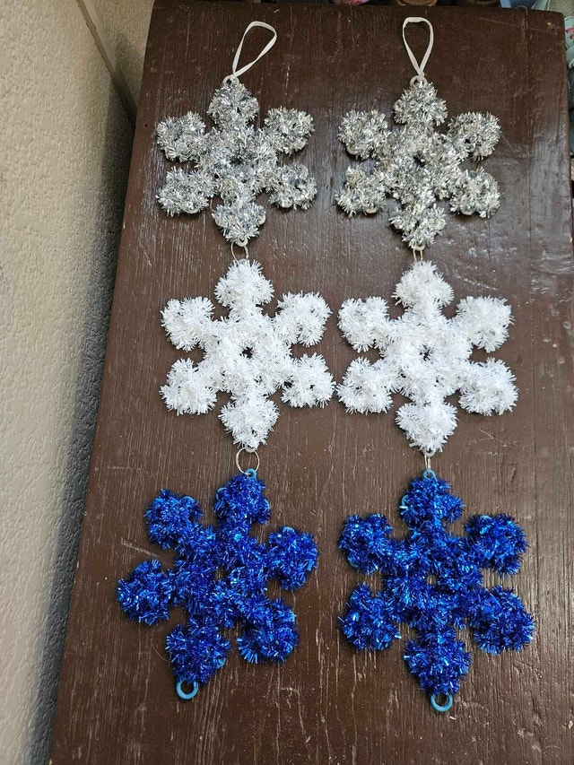 Christmas Snowflake Decorations - photo 3