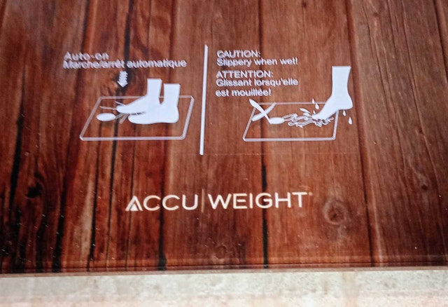 AccuWeight body weight scale - photo 2