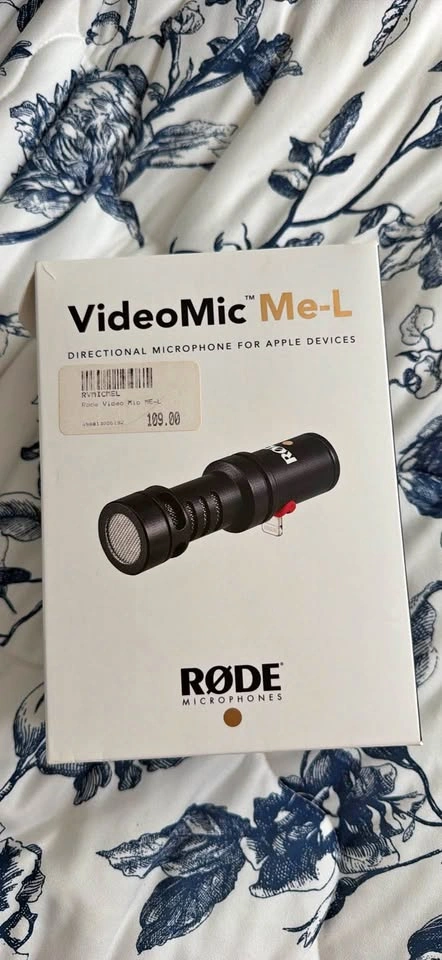 Rode VideoMic Me-L. Barely used only Used twice.