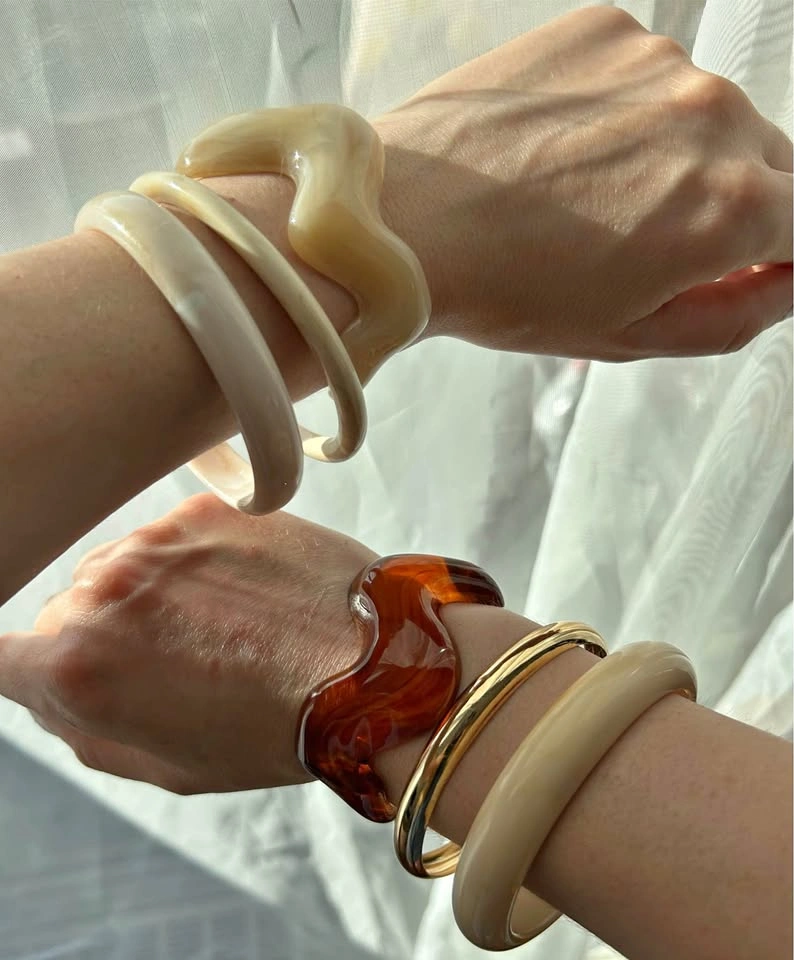 Chunky bangles bracelets - $15 one set of 3 / $25 for all