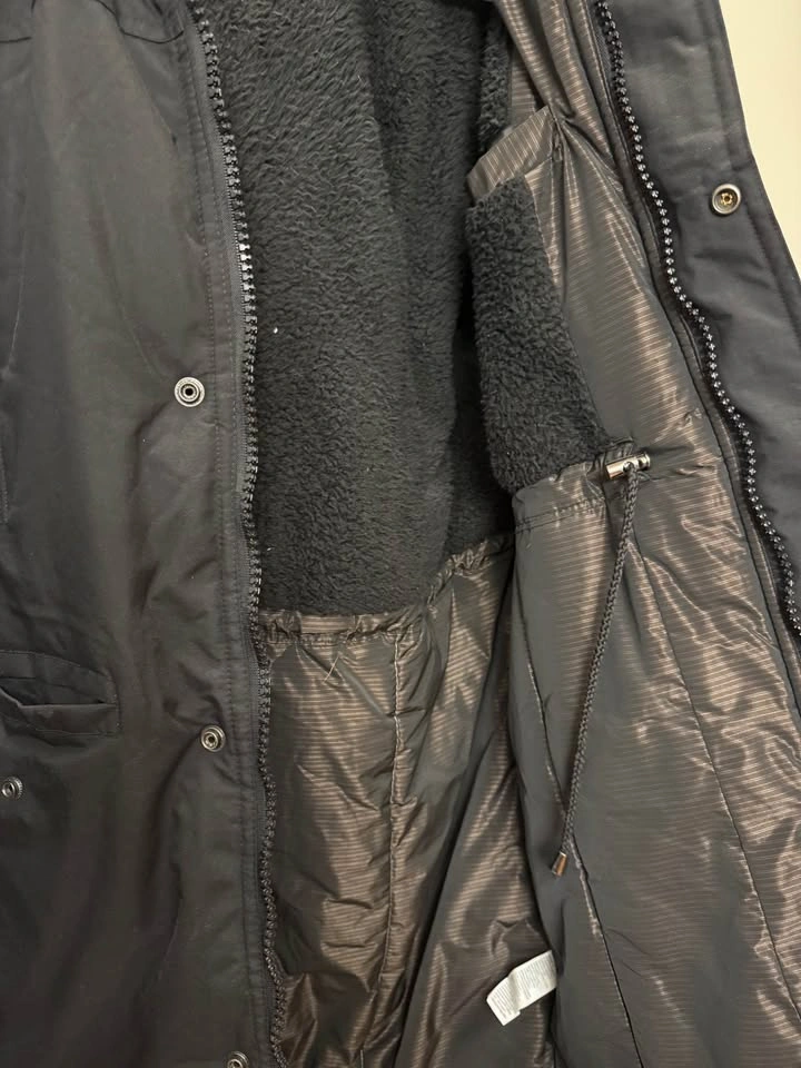 Calvin Klein Black Long Winter Jacket (XL) - photo 4