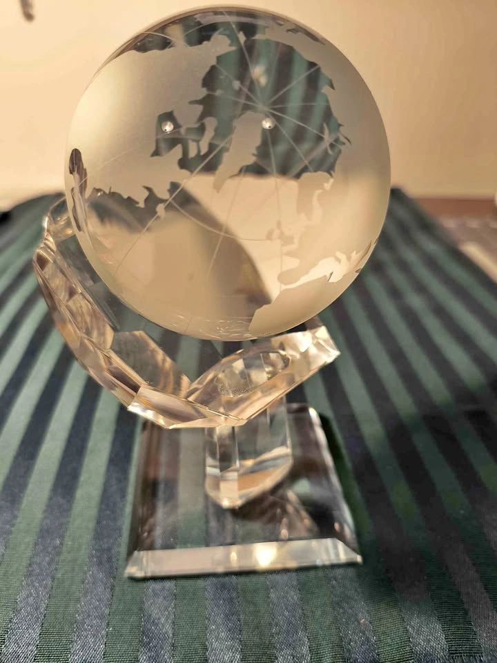 Crystal Globe in hand