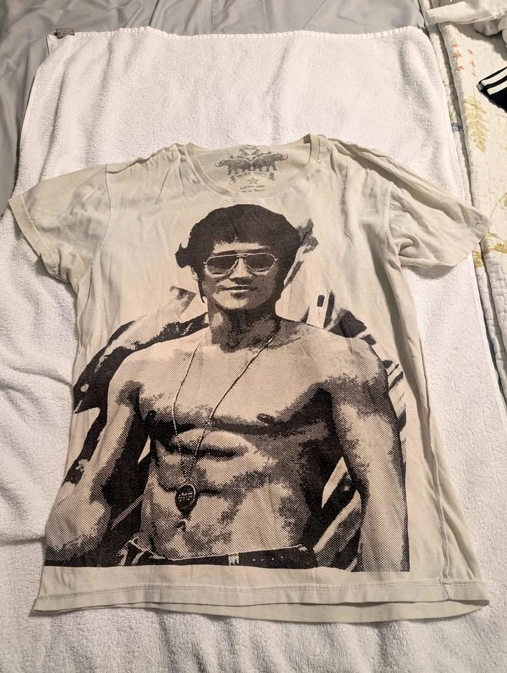 Work 100% Bruce Lee Graphic T-Shirt
