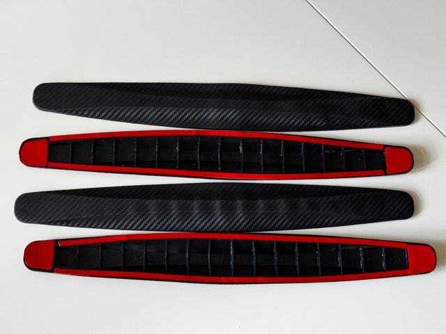 Front and Rear Bumper Protectors: 4-piece Set - photo 2