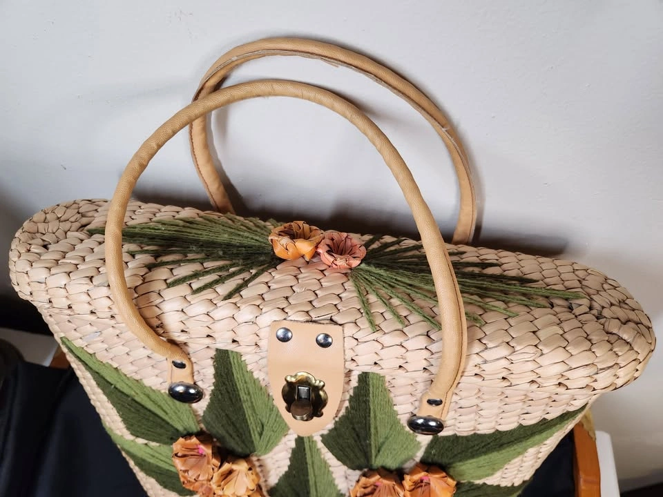 Wicker Top-handle Tote - photo 3