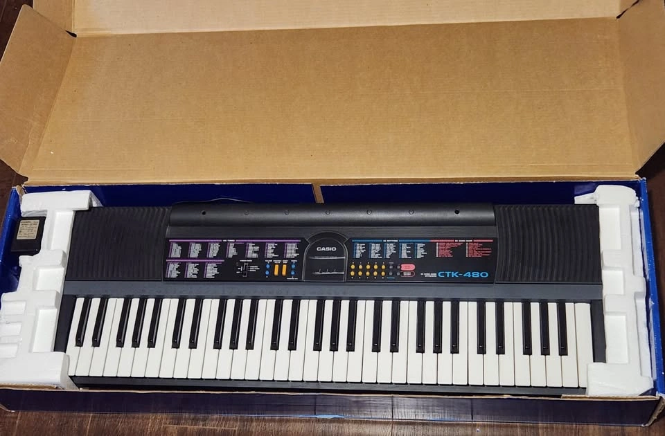 Vintage Casio CTK-480 Piano Keyboard, New Open Box - photo 2