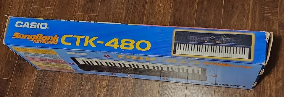 Vintage Casio CTK-480 Piano Keyboard, New Open Box - photo 3