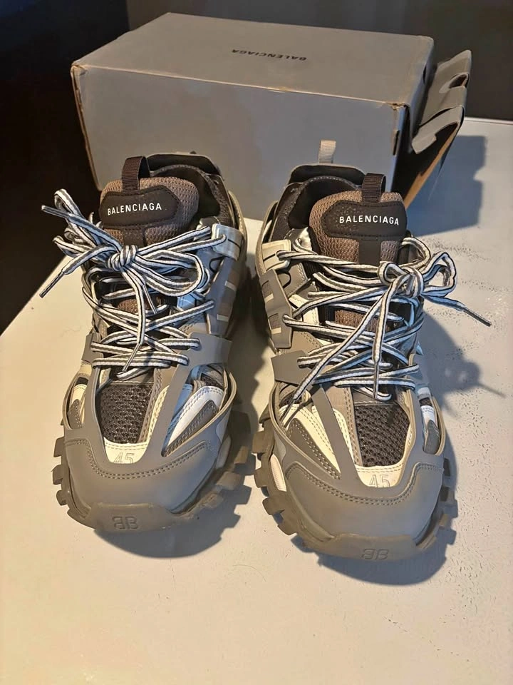 Grey Balenciaga track LED