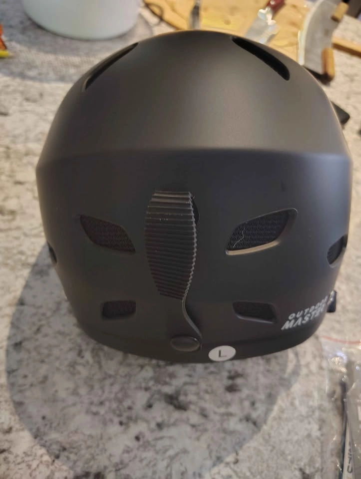 NEW OutdoorMaster Snow Helmet - Matte Black - Size L - photo 5
