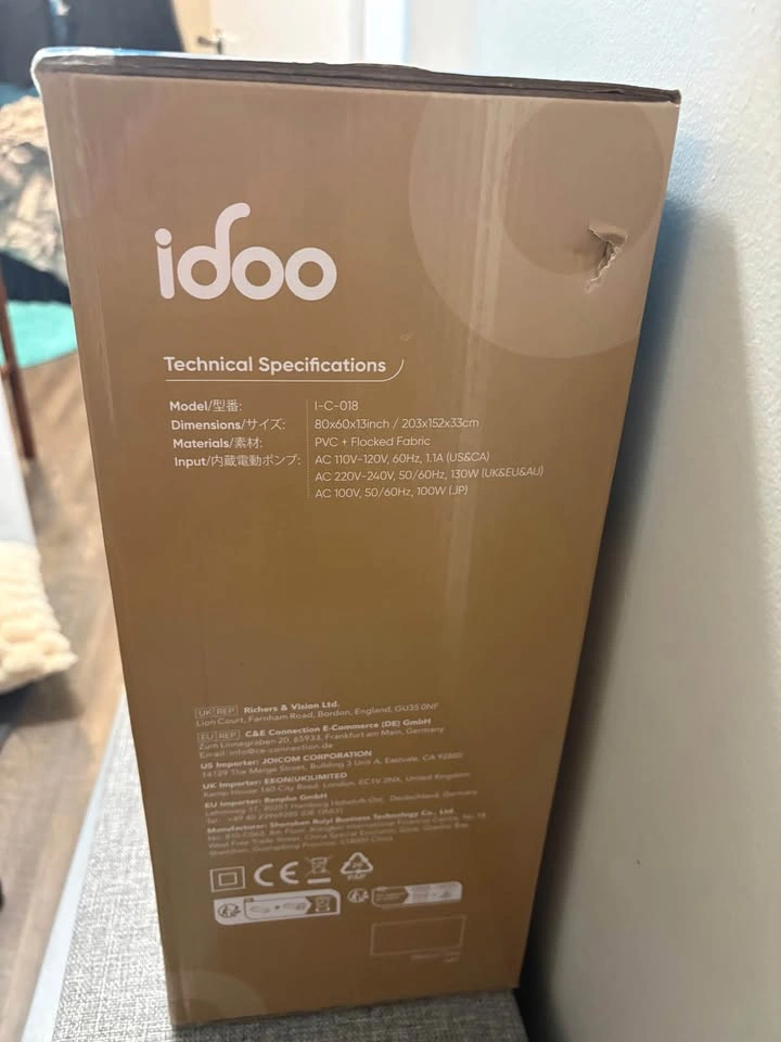 iDOO Air Mattress Model I-C-018 - photo 4