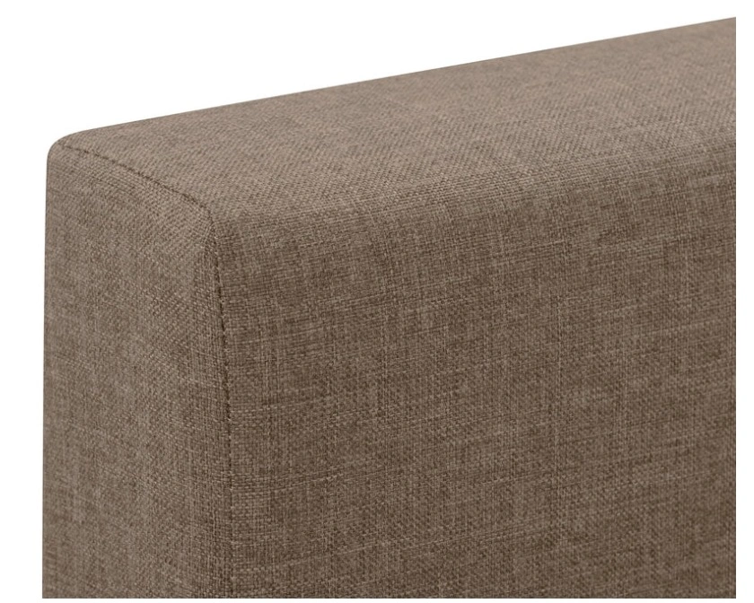 Warm Stone Tufted Double Fabric Bed - photo 4