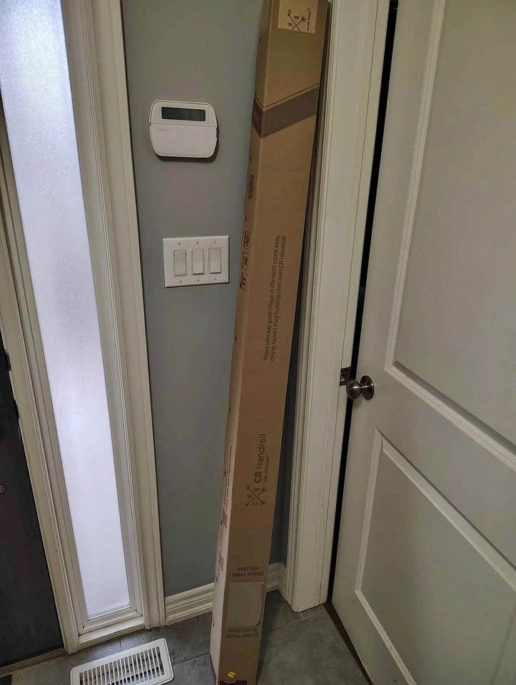 CHR CR Handrail 3-4 Step Stair Railing Kit New In Box