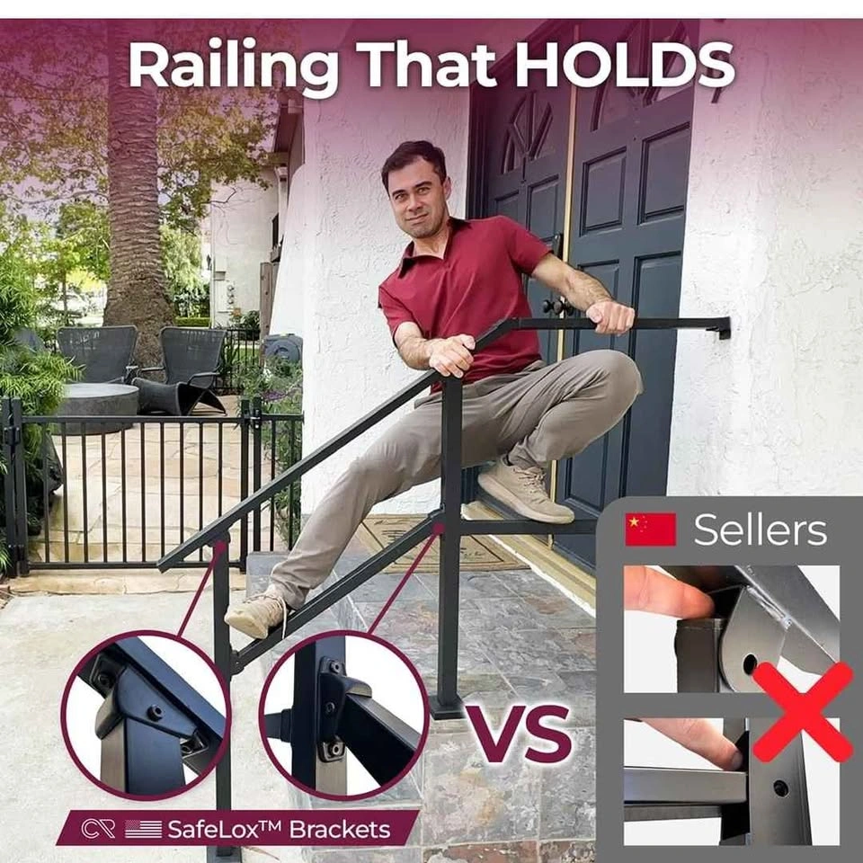 CHR CR Handrail 3-4 Step Stair Railing Kit New In Box - photo 4
