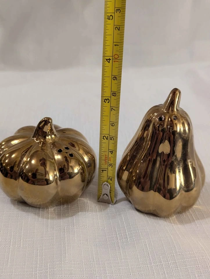 Gold Pumpkin & Gourd Salt and Pepper Shakers - photo 5