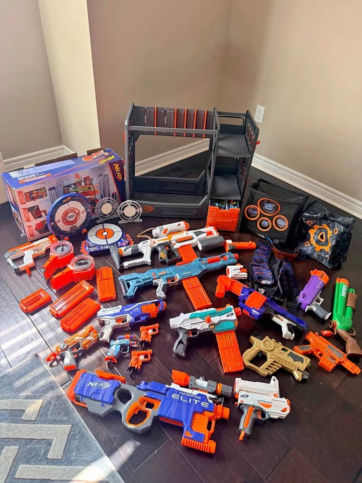 Nerf Gun complete Set