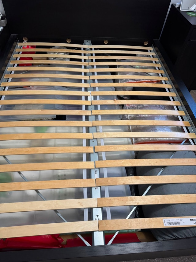 IKEA MALM Queen Bed Frame – Very Good Condition – Slats Included