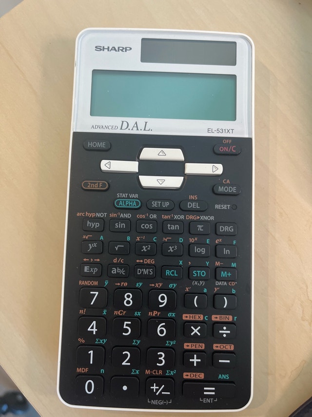 Sharp EL-531XT Scientific Calculator
