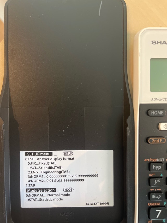 Sharp EL-531XT Scientific Calculator - photo 2