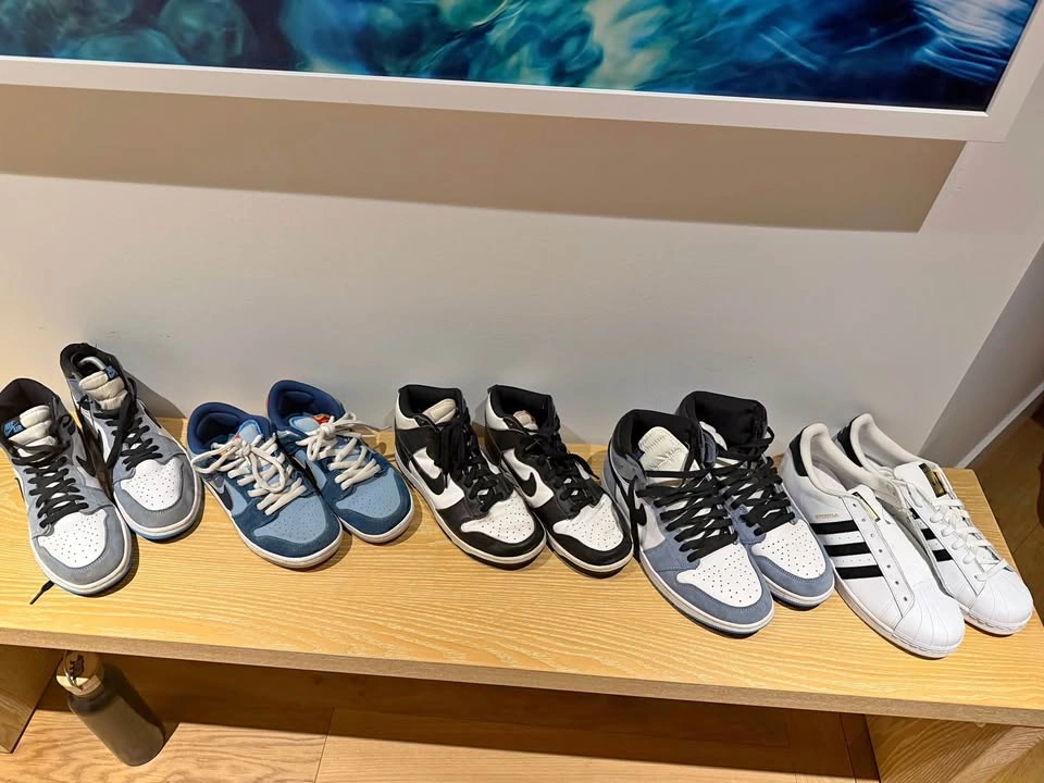 Collection of sneakers