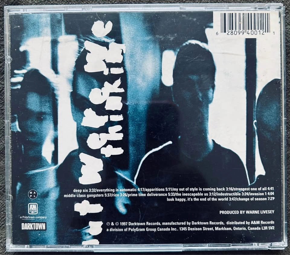 Matthew Good Band Underdogs CD - photo 2