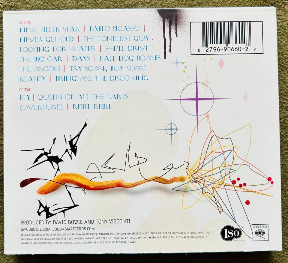 David Bowie Reality 2-CD Set - photo 2