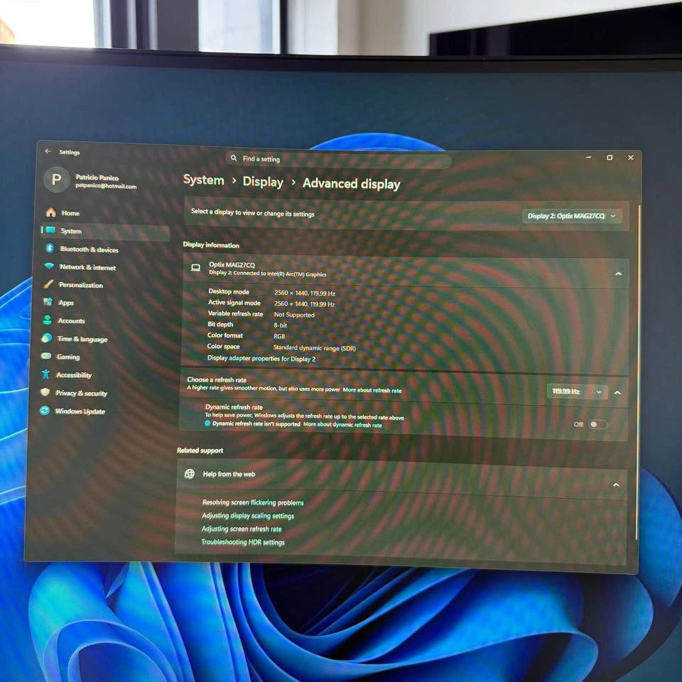 MSI Optix MAG27CQ 27” 1440p 120Hz Gaming Monitor - photo 4