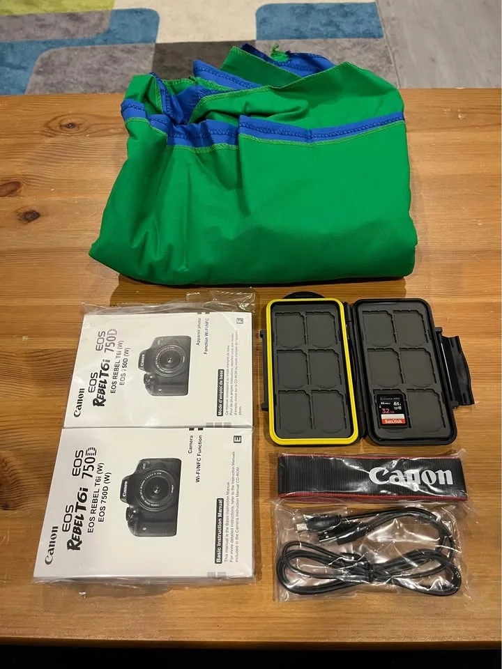 📸 Canon EOS Rebel T6i DSLR Bundle image indicator(3)