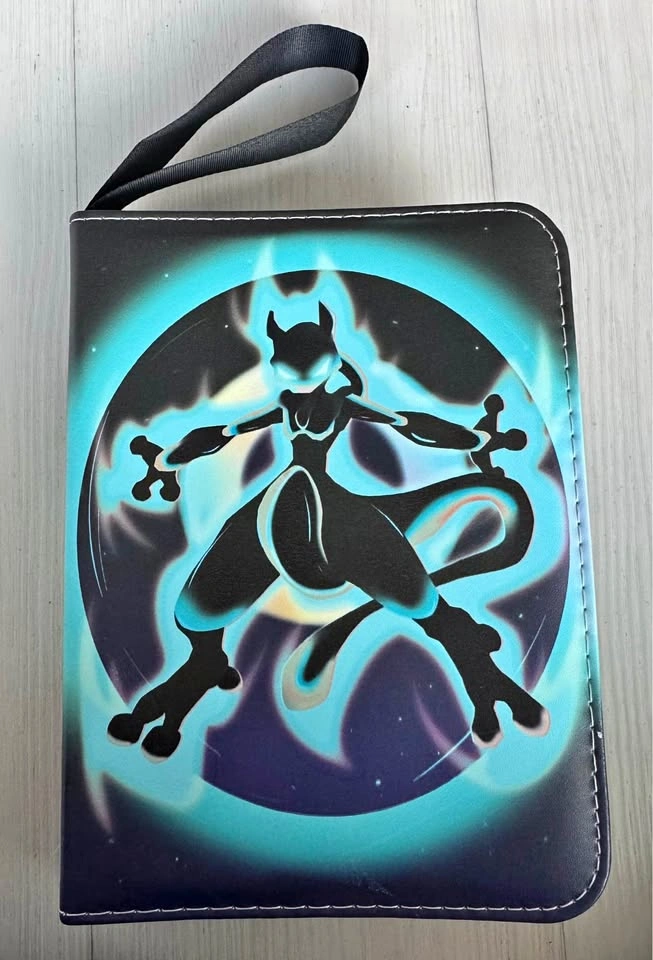 Filled Pokémon card binder