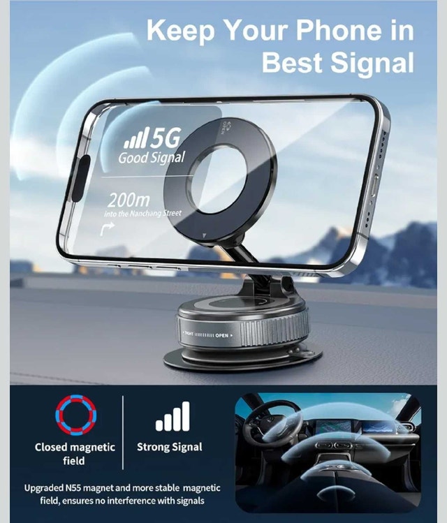 Phone Mount Magnetic Suction - photo 5