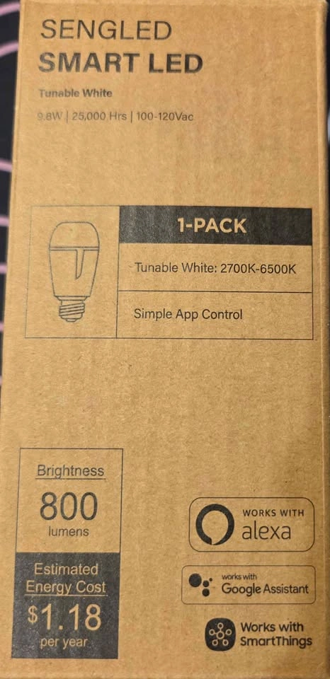 Sengled Smart LED Light Bulb Alexa, Google, SmartThings compatib - photo 5