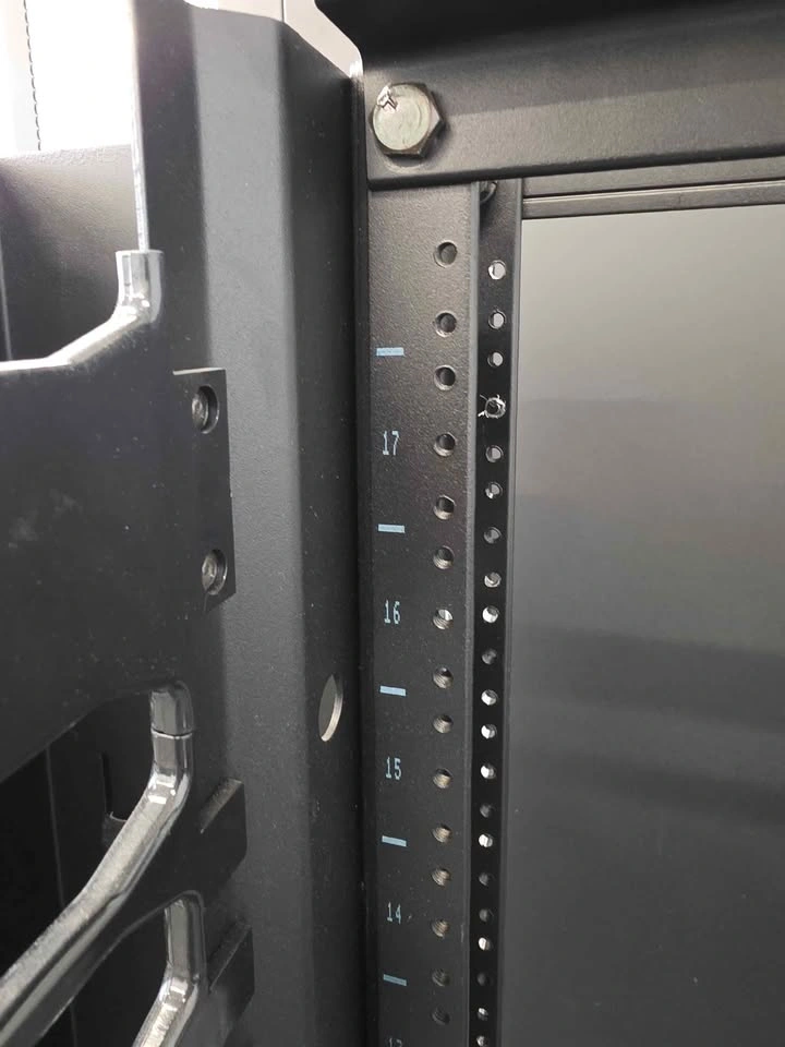 17u mini network server rack steel with cable management - photo 4