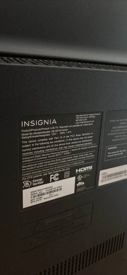 Insignia 50" LED 4K UHD Smart Fire TV (NS-50F301NA24) - photo 3