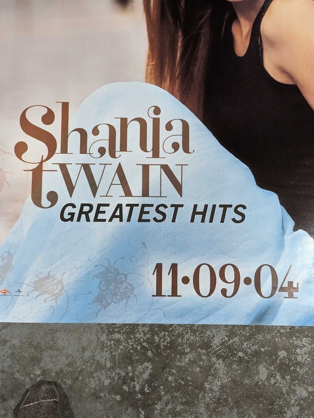 Vintage 2004 Shania Twain HMV Posters x3 - photo 2