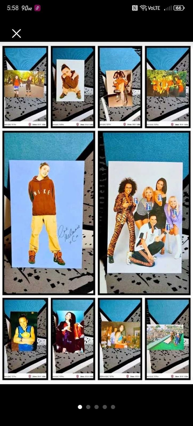 Vintage Rare 90's Spice Girls Photo Set