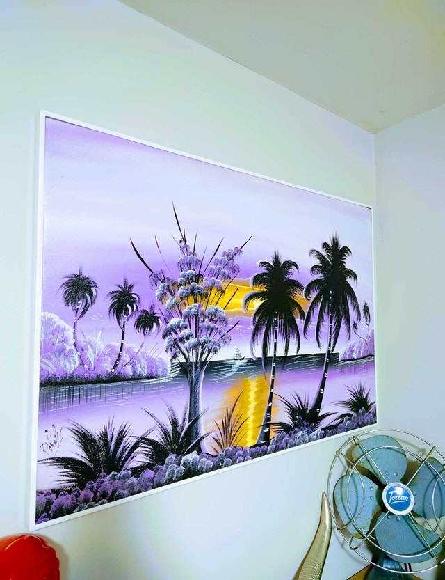 Vintage 1980s Hawaiian Oil Painting - photo 2