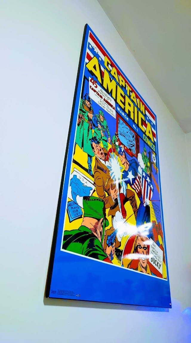 Vintage 2005 Captain America Store Promo Poster - photo 2