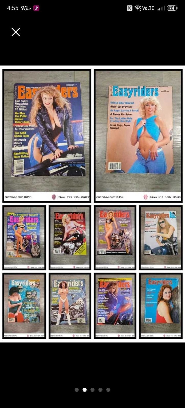 Vintage 70's - 90's Easy Rider Motorcycle Magazines x60 - photo 3
