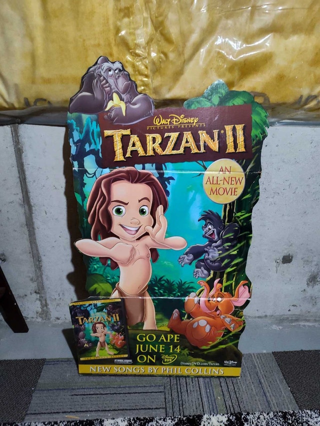 Vintage Rare 2005 Tarzan 2 Blockbuster Standee