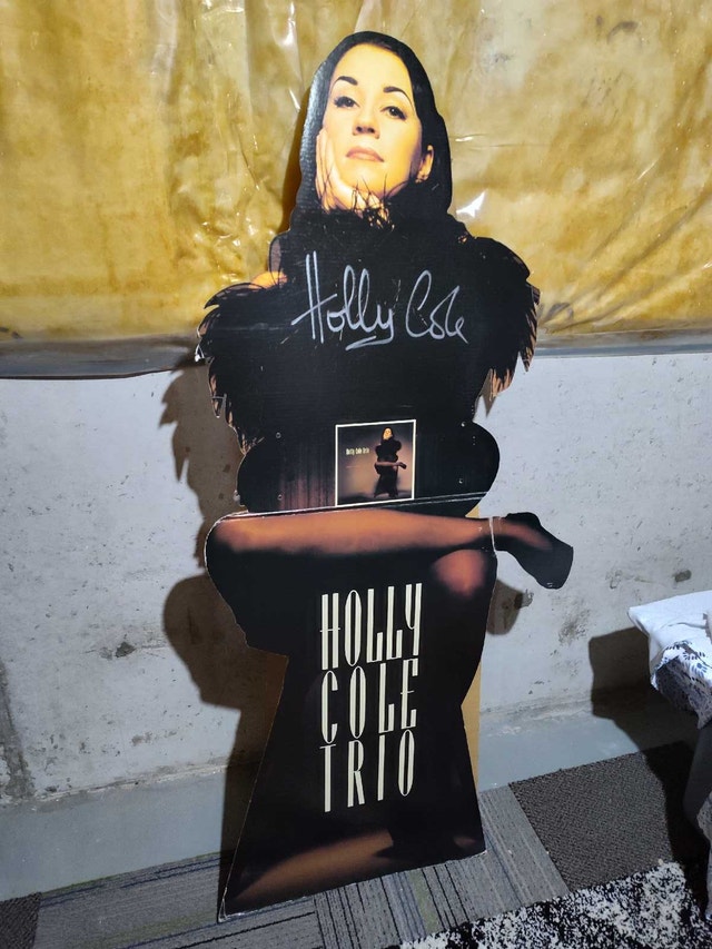 Vintage 90's Holly Cole Standee Autographed