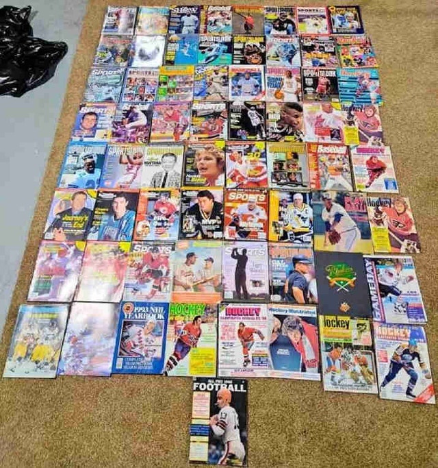 Vintage 80's - 90's Sports Magazine Lot x65