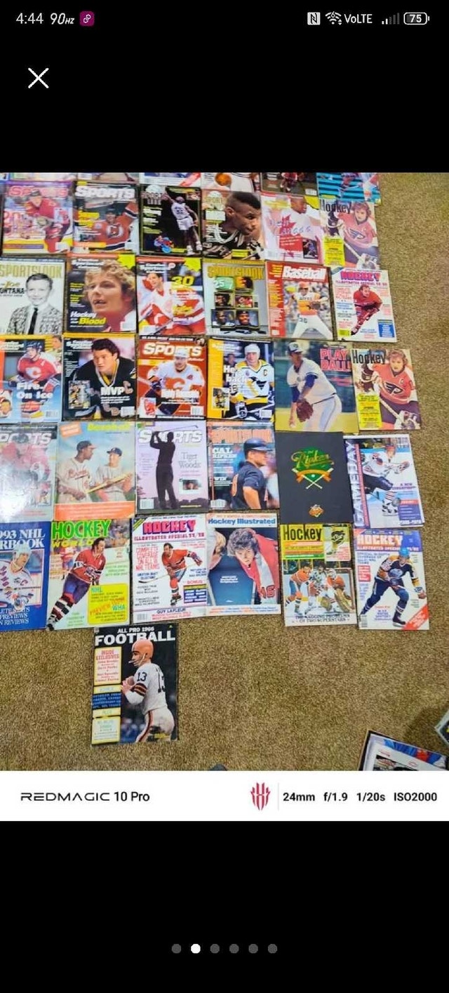 Vintage 80's - 90's Sports Magazine Lot x65 - photo 2
