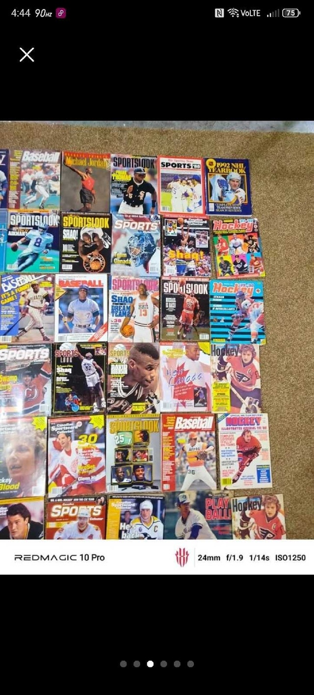 Vintage 80's - 90's Sports Magazine Lot x65 - photo 3